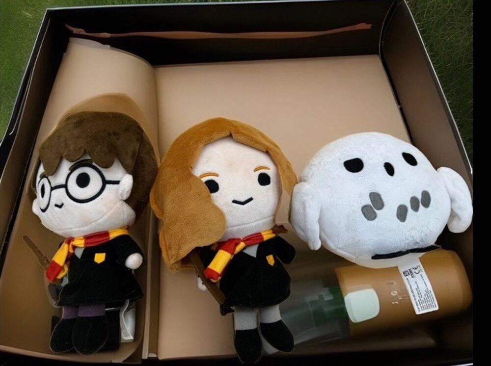 Harry Potter Warner Brothers 3pc Collection EUC Hermione, Harry, Headwig 10”